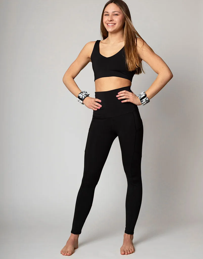 Freestyle Pocket Legging Black