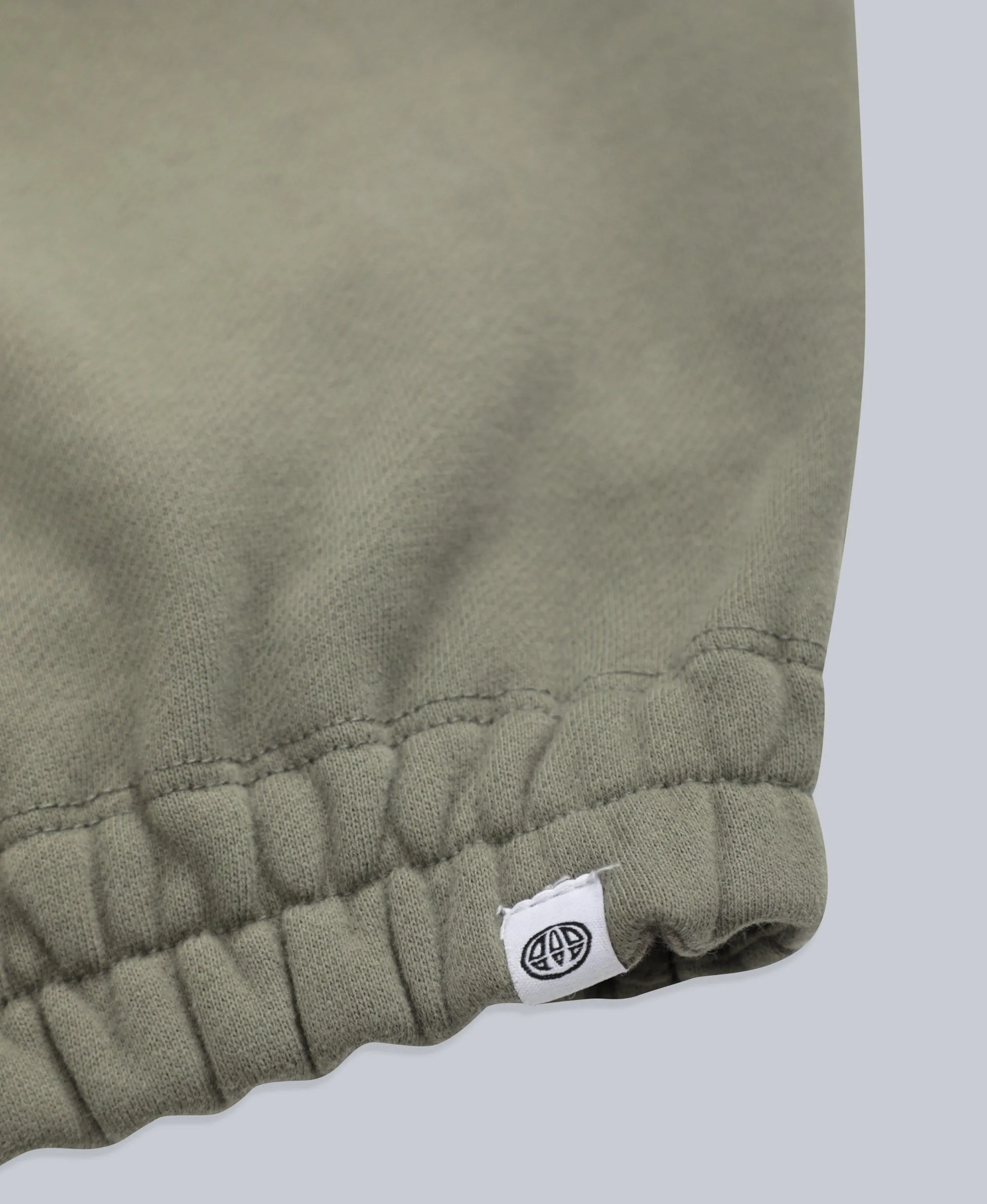 Freya Kids Crop Hoodie - Khaki