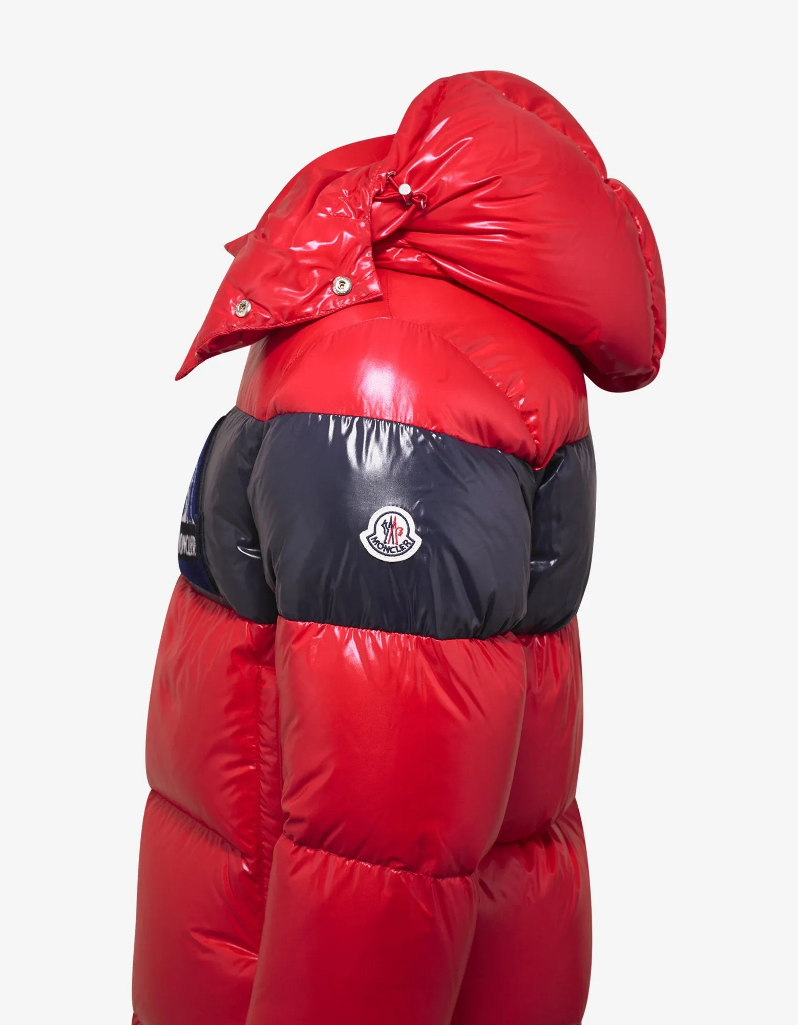 Gary Red Nylon Down Jacket