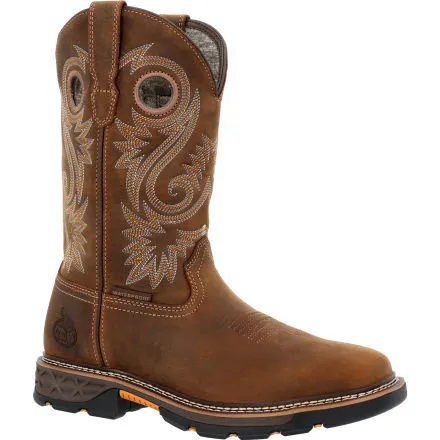 Georgia Boot Men's Carbo-Tec FLX Waterproof Pull-On Work Boot