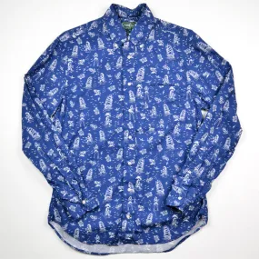 Gitman Vintage - Good Luck Shirt - Blue