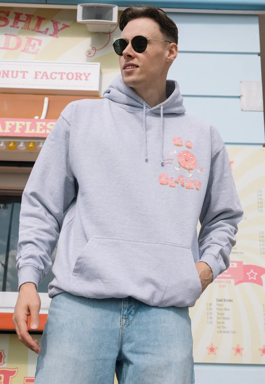 Go Glazy Men's Doughnut Graphic Hoodie