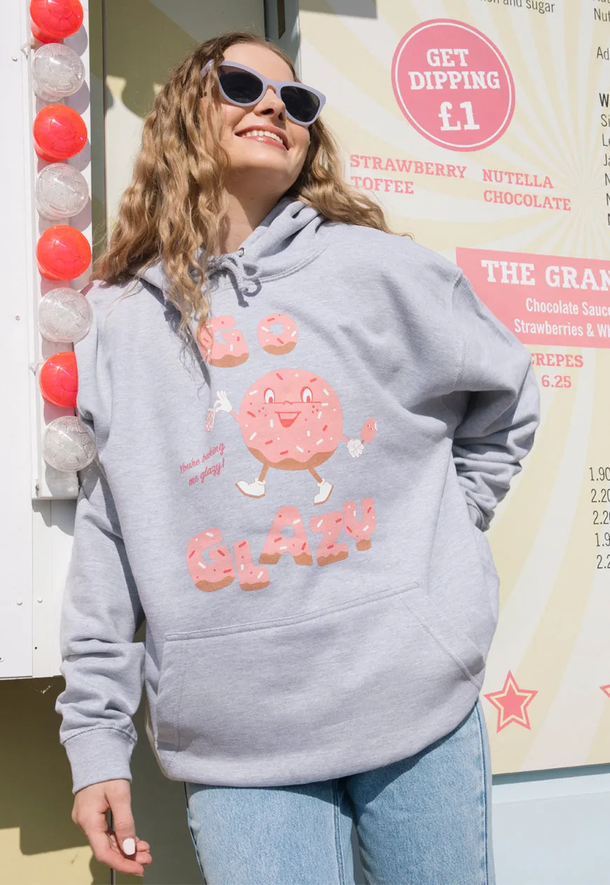 Go Glazy Women's Doughnut Graphic Hoodie