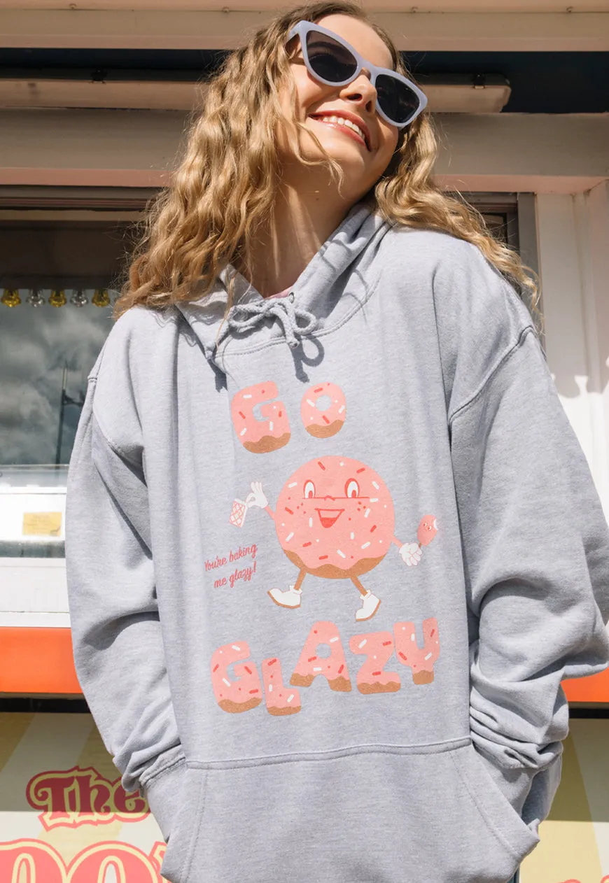 Go Glazy Women's Doughnut Graphic Hoodie