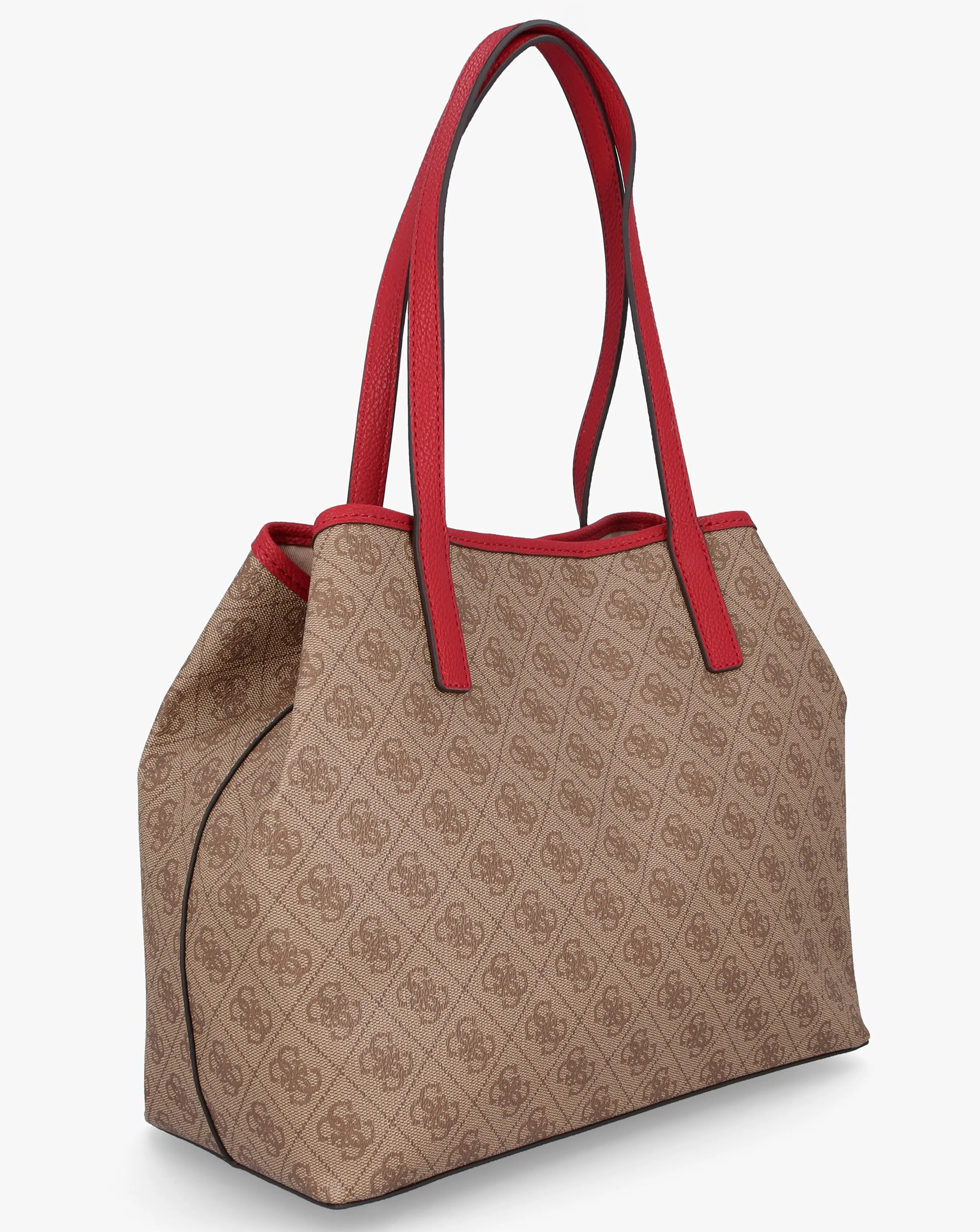 Guess Vikky II Brown Logo Tote Bag | Simply Be