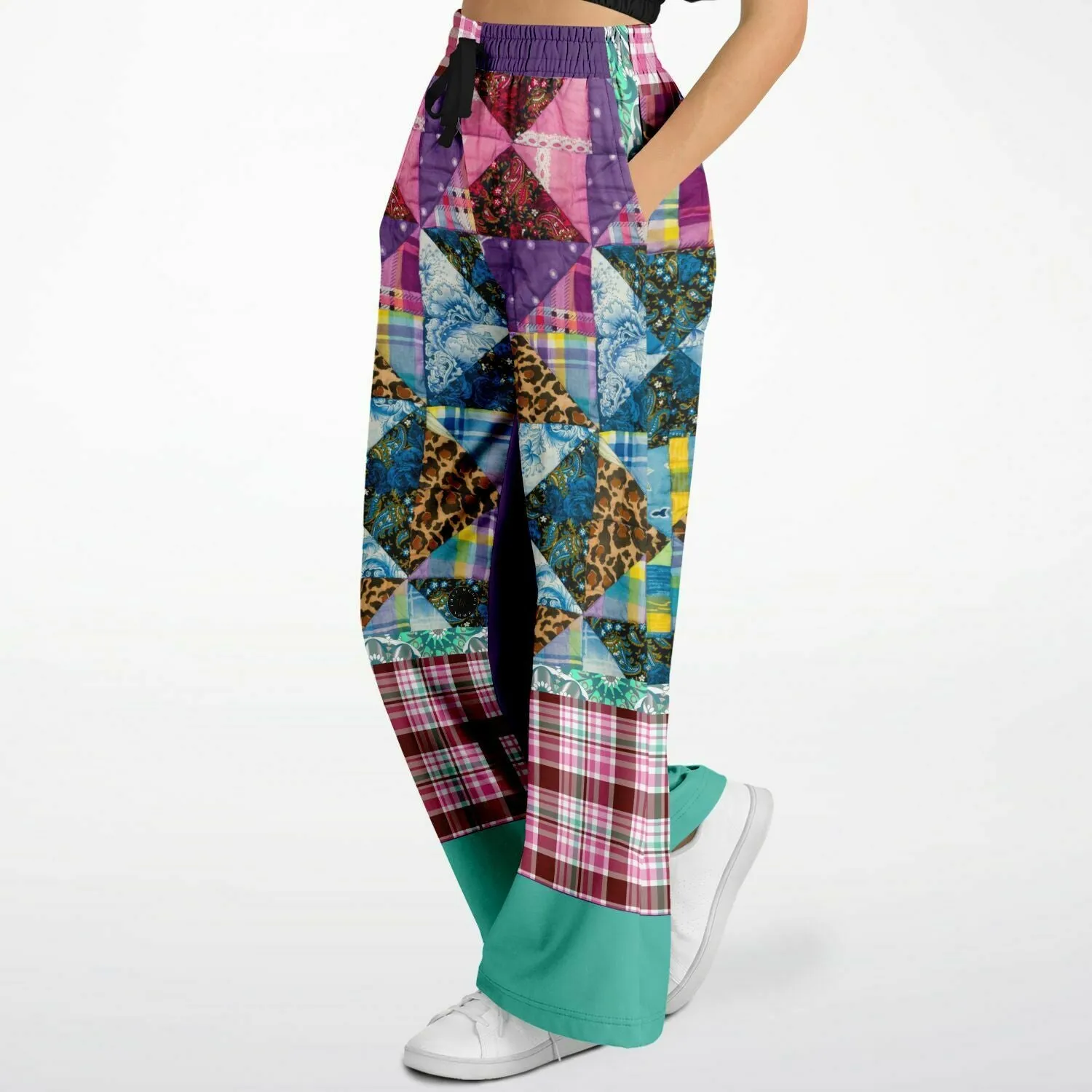 Gypsy Queen Purple Eco-Poly Stretchy Phat Bellbottoms