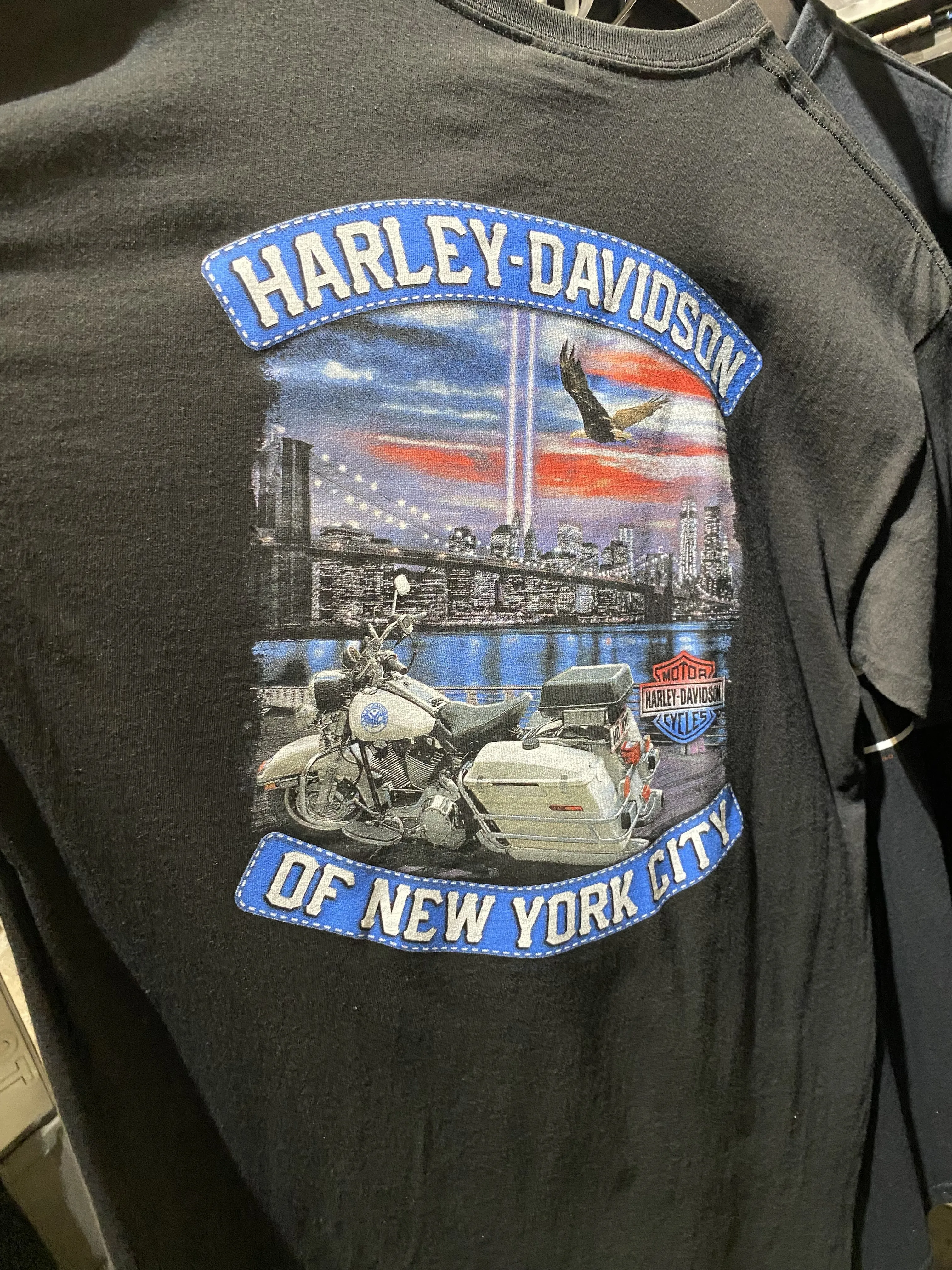 Harley Davidson  |Crew Neck Pullovers Unisex Street Style Plain Cotton