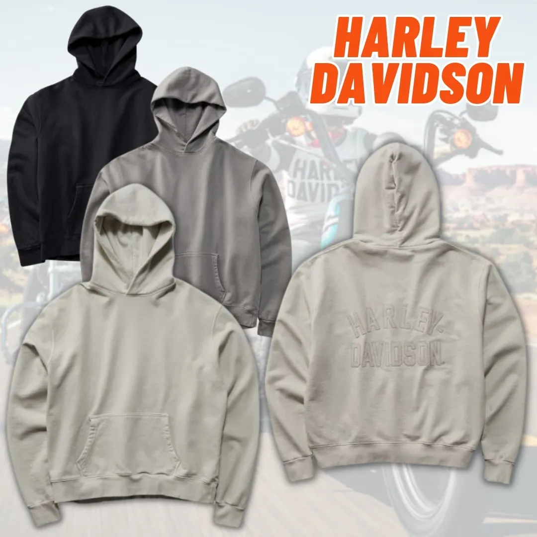 Harley Davidson  |Pullovers Unisex Sweat Street Style Collaboration