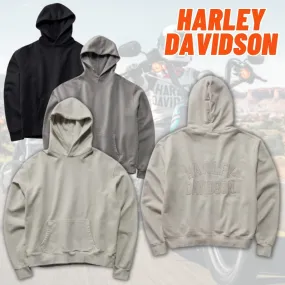 Harley Davidson  |Pullovers Unisex Sweat Street Style Collaboration