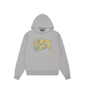 HEAT MAP ARCH LOGO POPOVER HOOD - HEATHER GREY