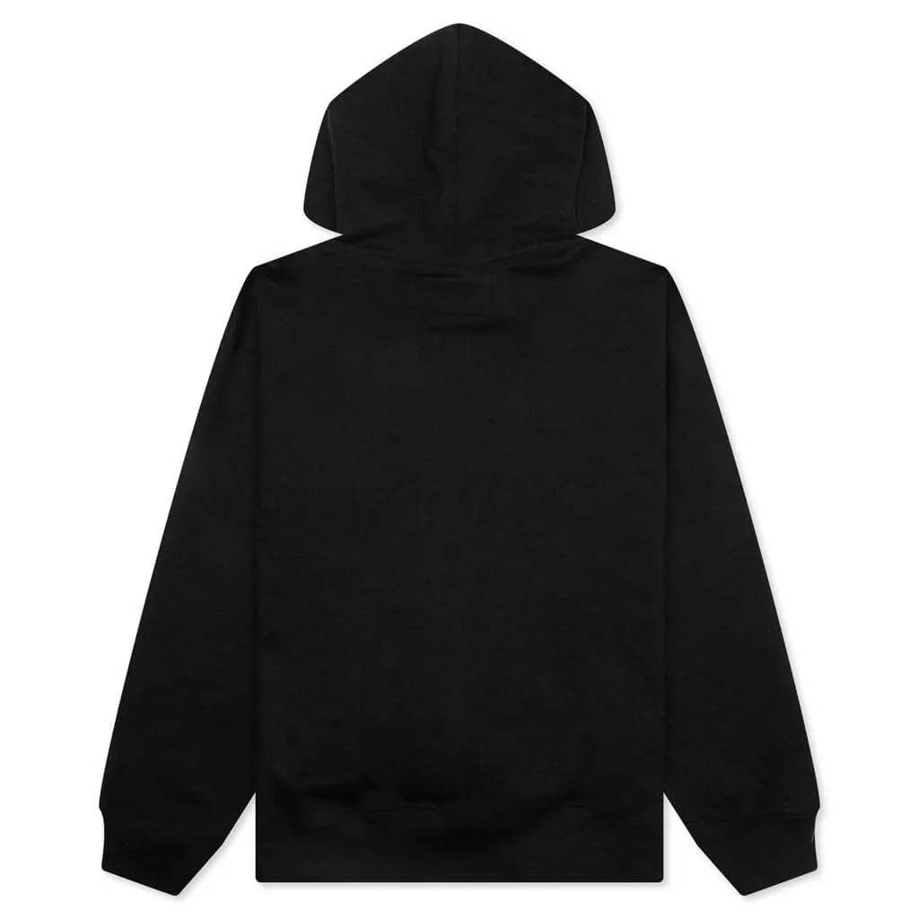 Heavy Weight Pullover Hooded Type-3 Sweatshirt - Black