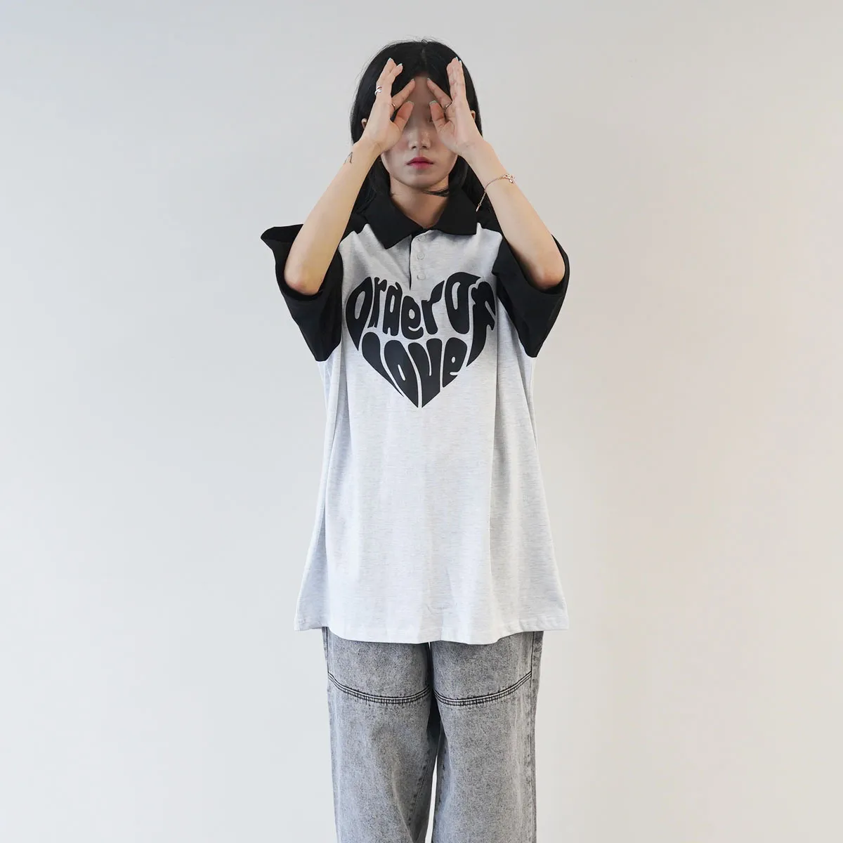 IONSEOUL  |Crew Neck Pullovers Unisex Street Style Cotton Short Sleeves