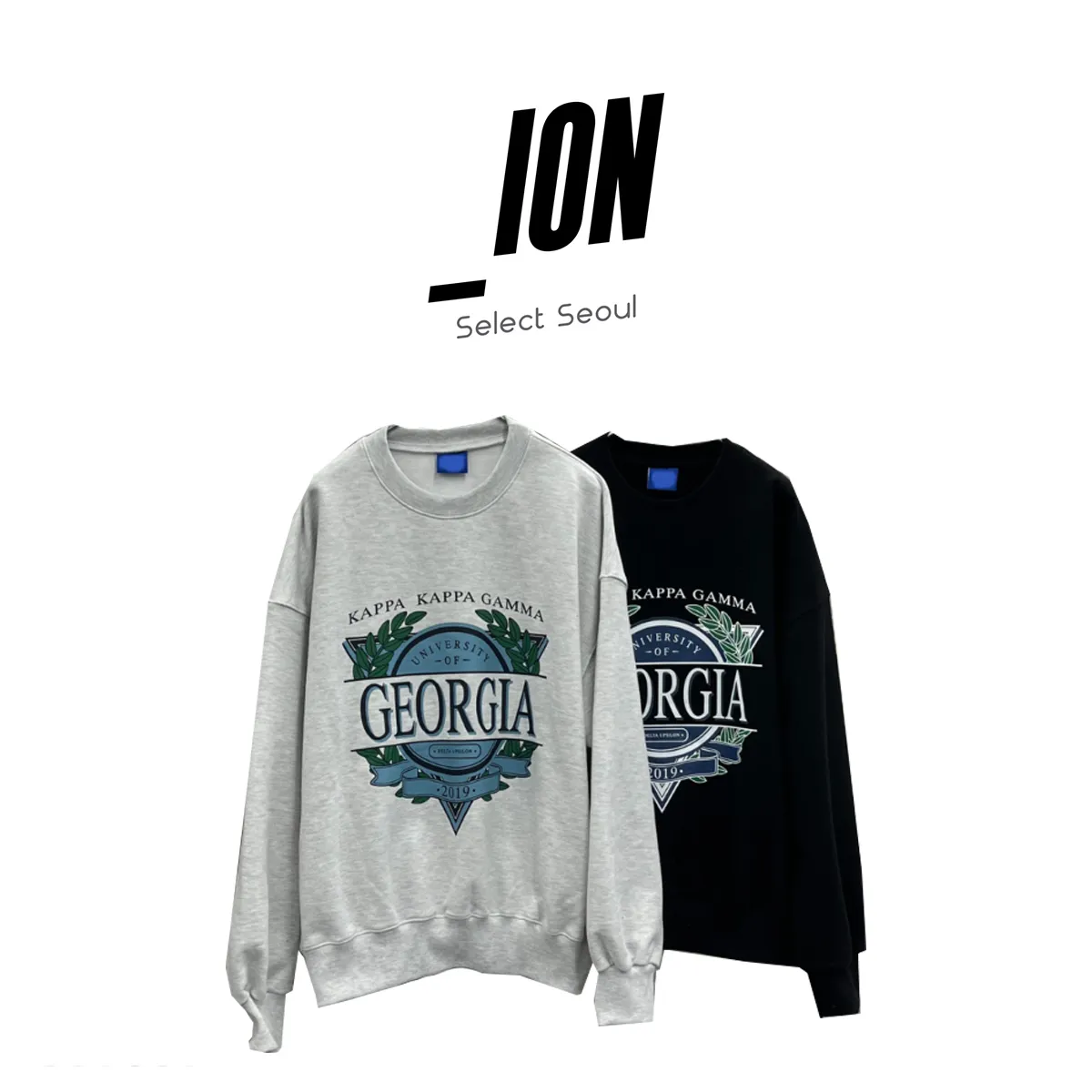 IONSEOUL  |Unisex Street Style U-Neck Long Sleeves Cotton Oversized