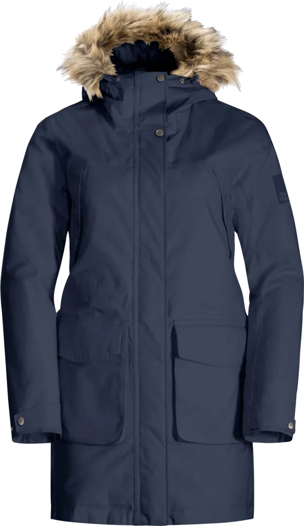 Jack Wolfskin Women's Winterfrost Insulated Parka Night Blue | Buy Jack Wolfskin Women's Winterfrost Insulated Parka N