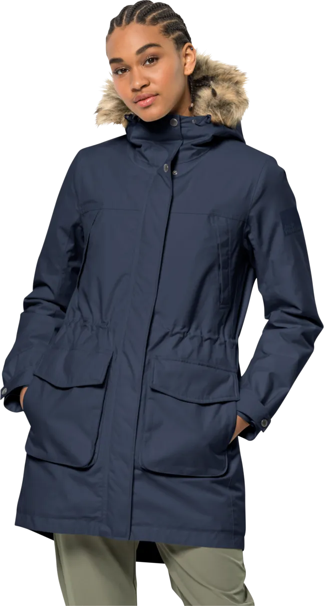 Jack Wolfskin Women's Winterfrost Insulated Parka Night Blue | Buy Jack Wolfskin Women's Winterfrost Insulated Parka N