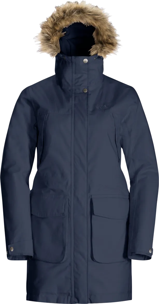 Jack Wolfskin Women's Winterfrost Insulated Parka Night Blue | Buy Jack Wolfskin Women's Winterfrost Insulated Parka N