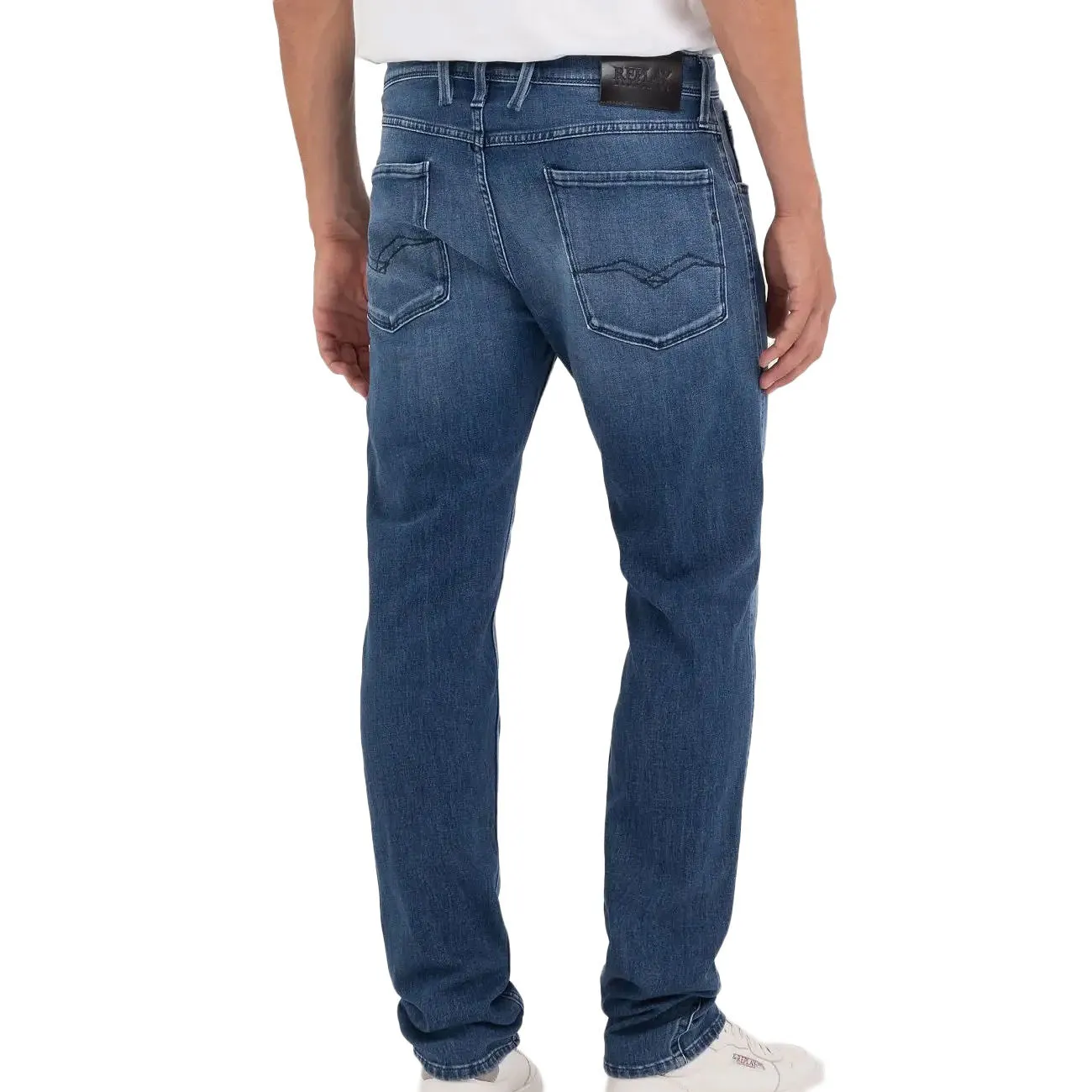 JEANS ANBASS Uomo Medium Blue