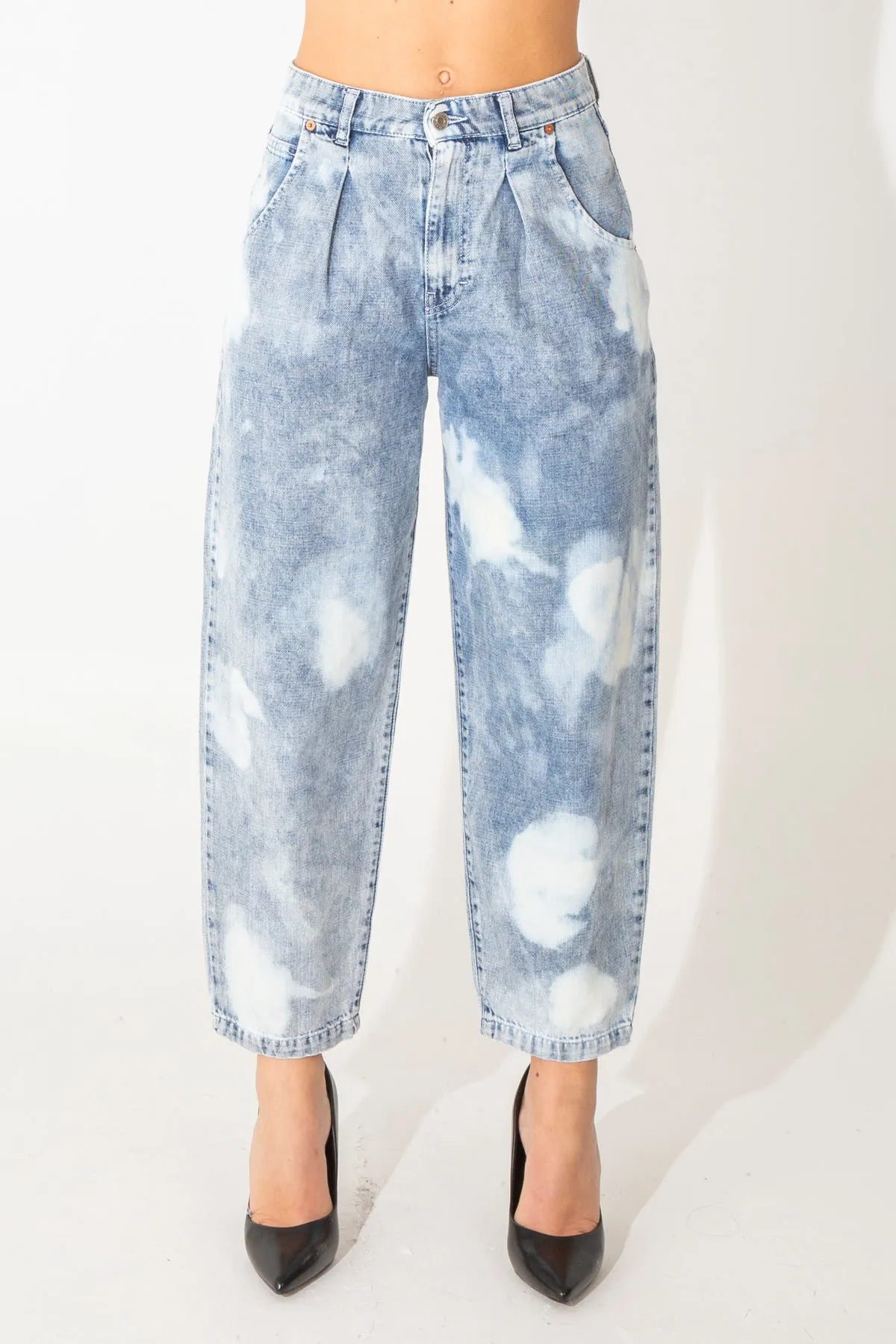 Jeans baggy tie dye