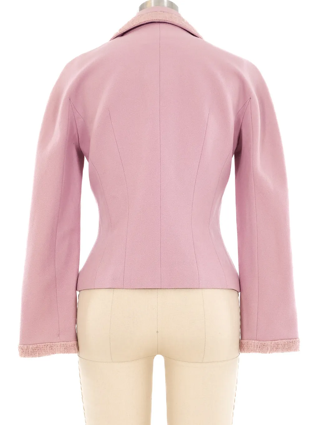 John Galliano Pink Wool Blazer