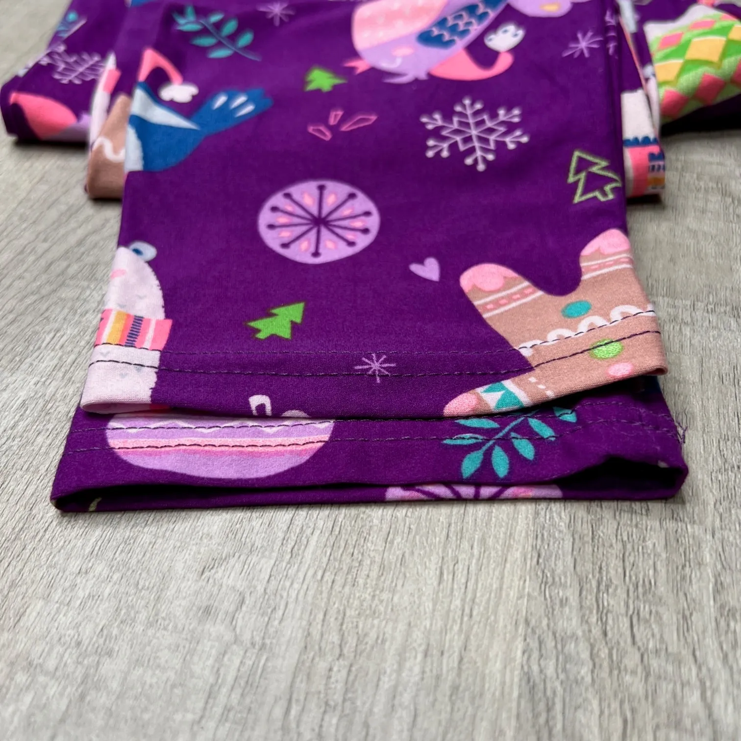 Jolly Christmas Print Soft Leggings