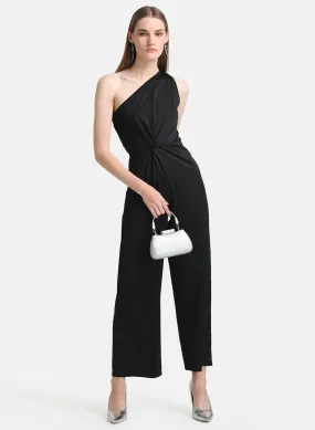 Jumpsuit With Knot Detail At Waist