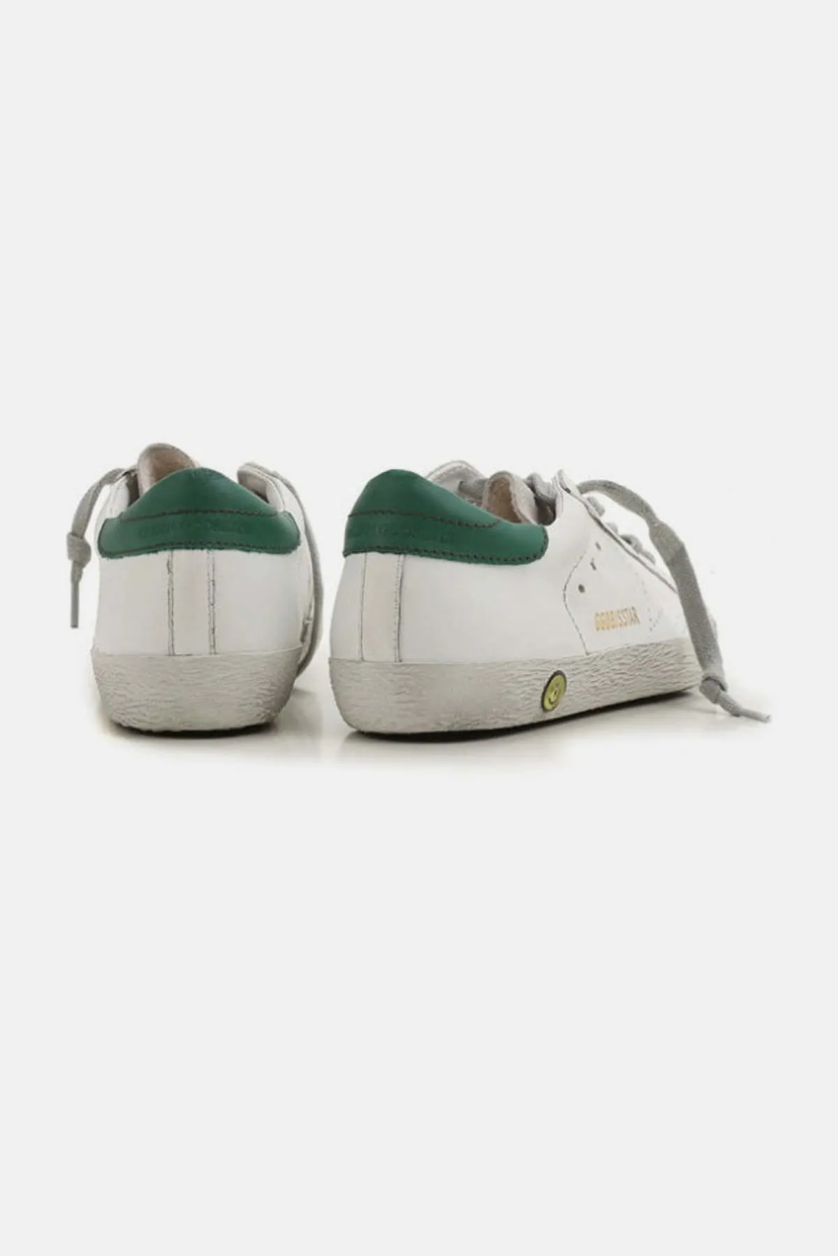 Kids Super-Star Low Top Sneaker - White/Green