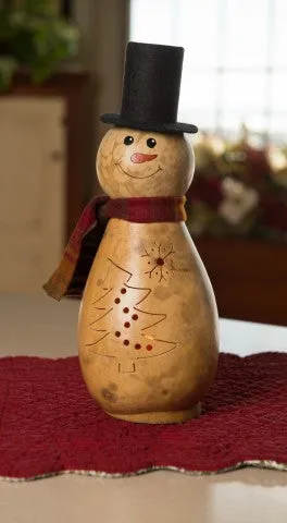 Kolden Snowman Gourd - Available in Multiple Sizes