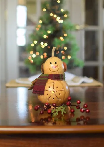 Kolden Snowman Gourd - Available in Multiple Sizes