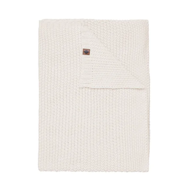 Kyte Baby Chunky Knit Toddler Blanket in Oat