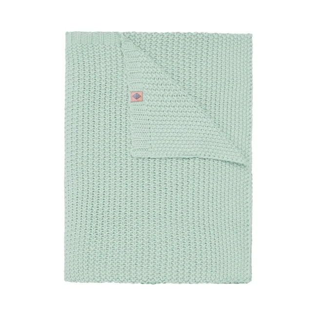 Kyte Baby Chunky Knit Toddler Blanket in Sage