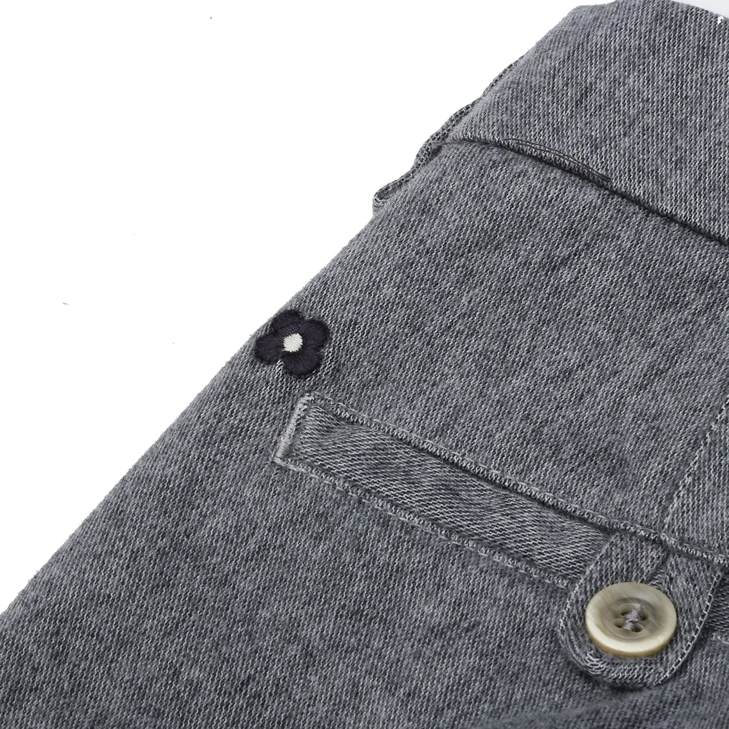 Lardini - Tapered Trousers - Grey Marl Twill