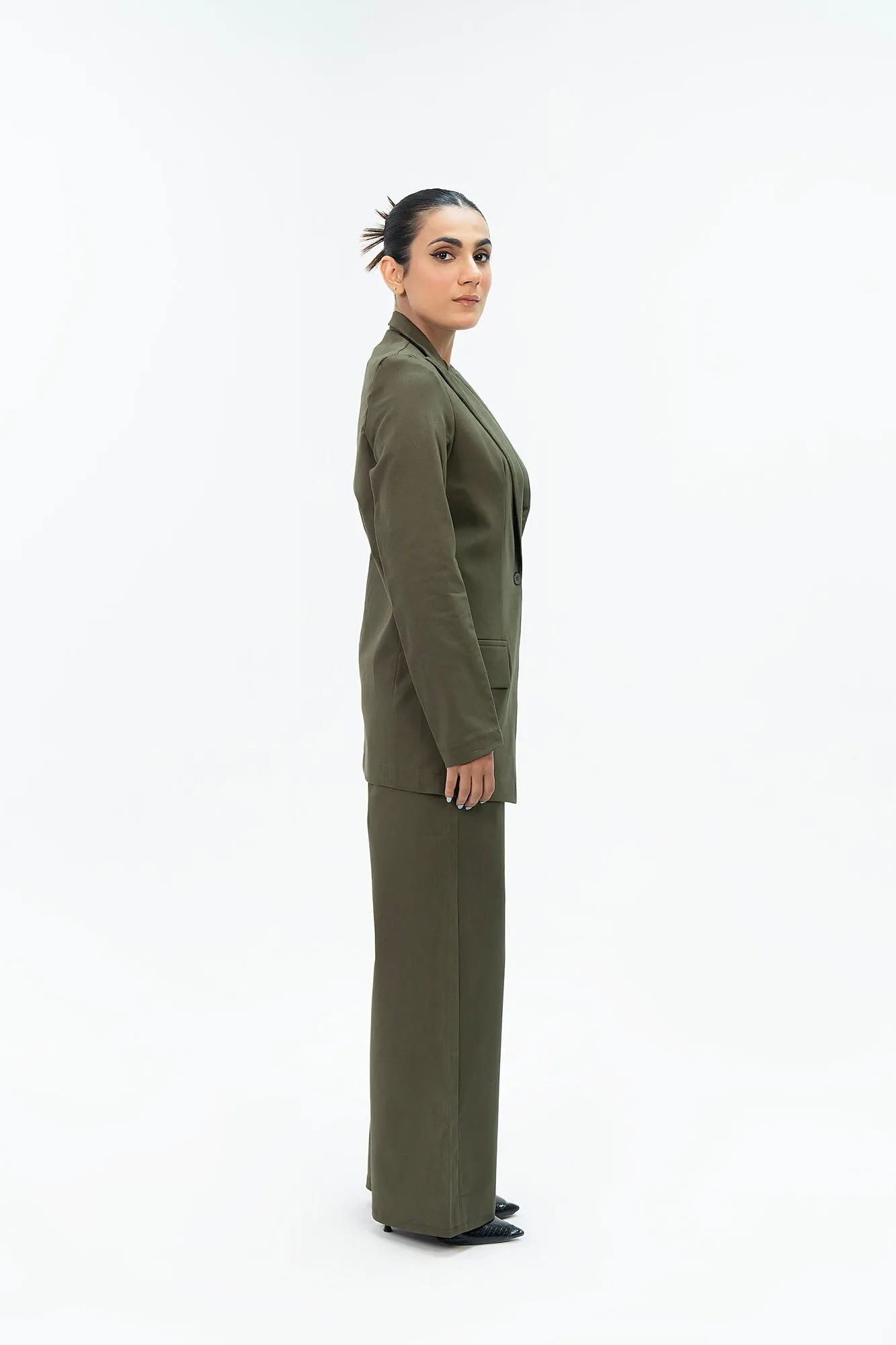 Long Blazer - Green