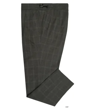 Loro Piana: Dark Grey Tartan Checks