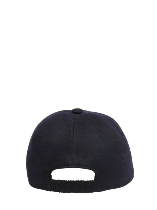 Loro Piana   Logo cashmere Storm System baseball cap 