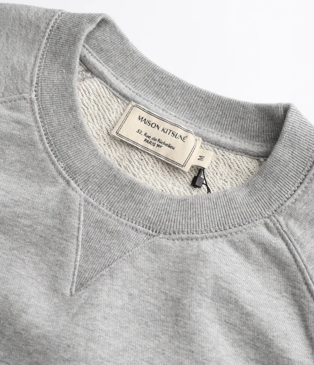 MAISON KITSUNE  |Pullovers Unisex Street Style U-Neck Long Sleeves Cotton