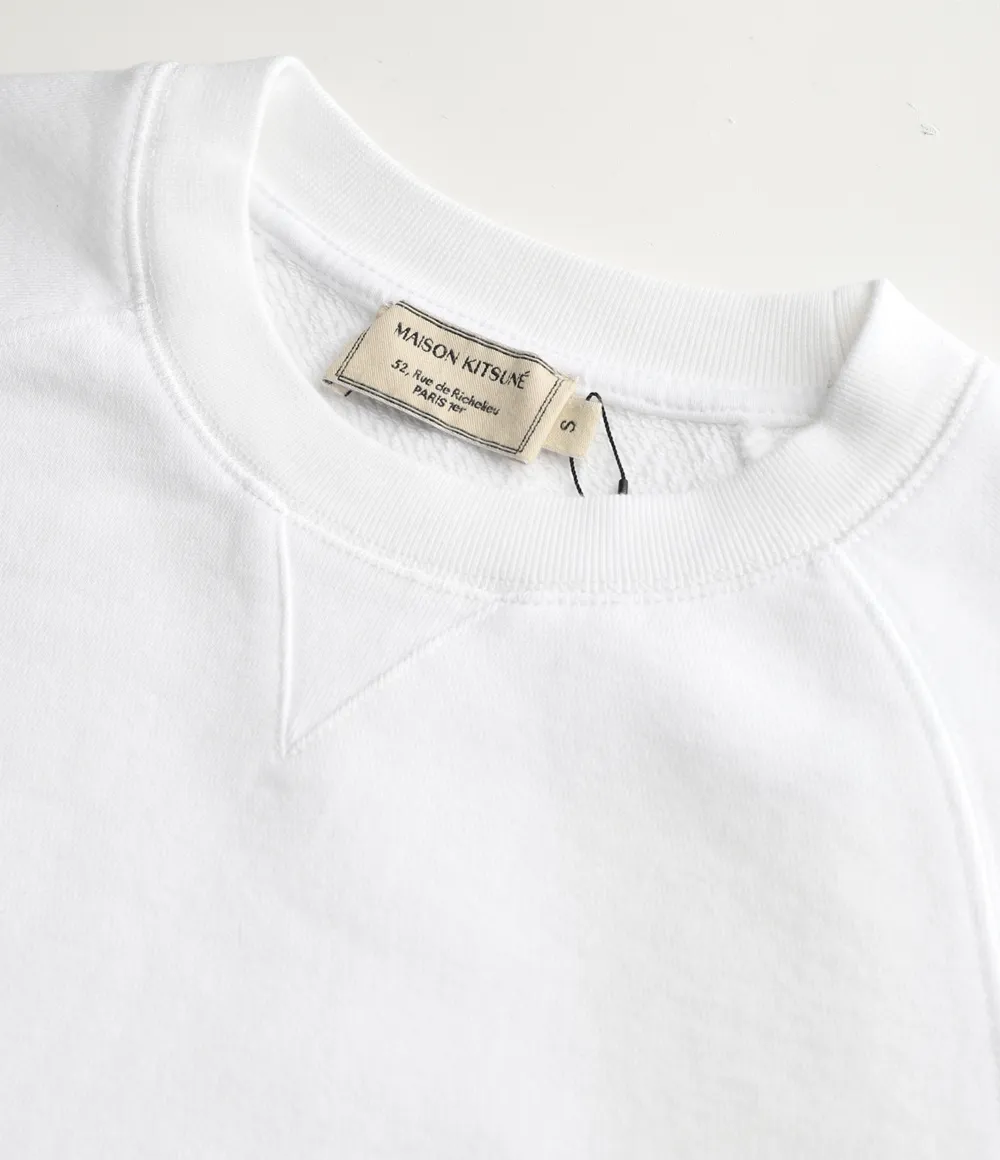 MAISON KITSUNE  |Pullovers Unisex Street Style U-Neck Long Sleeves Cotton