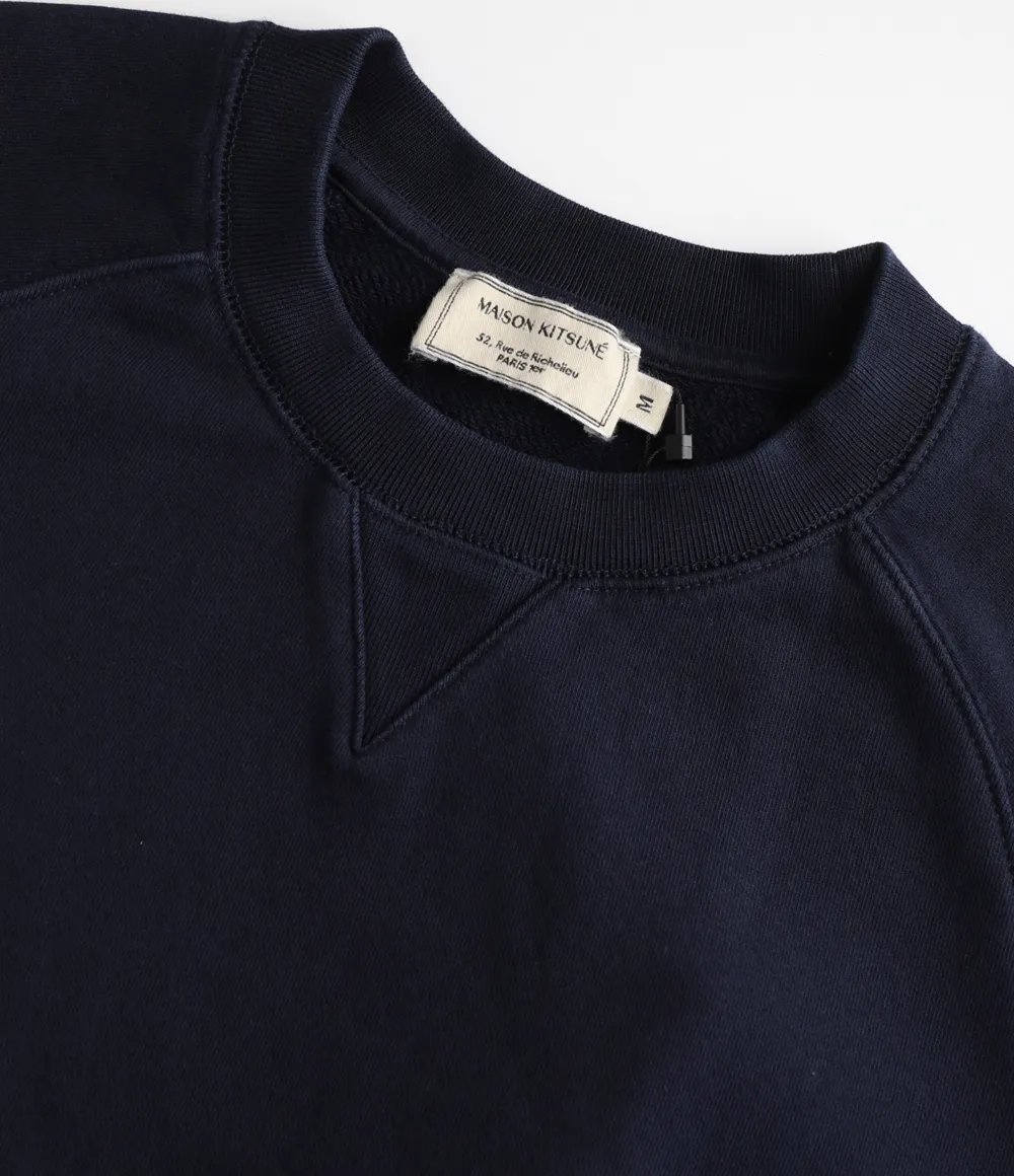 MAISON KITSUNE  |Pullovers Unisex Street Style U-Neck Long Sleeves Cotton