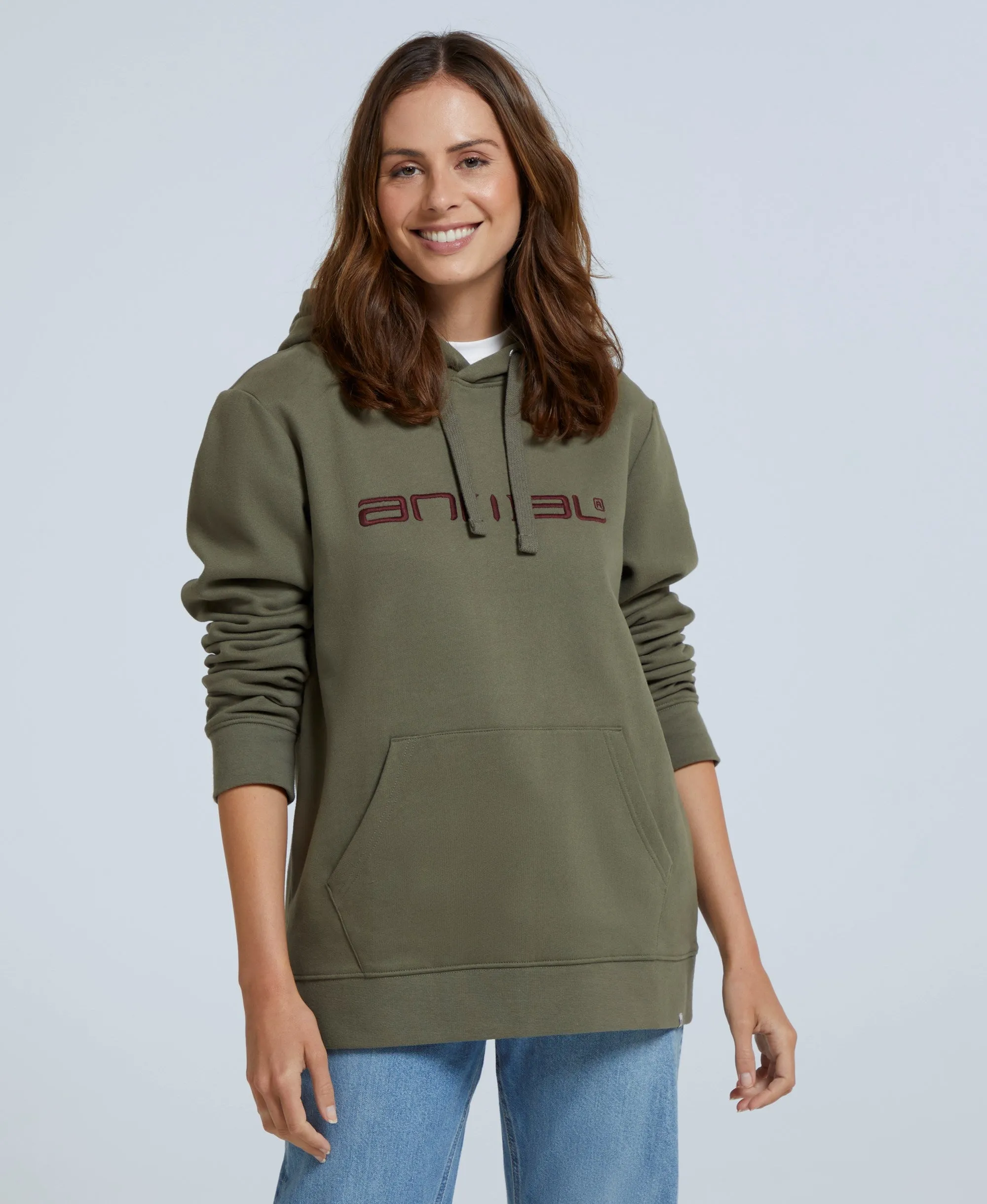 Maya Womens Hoodie - Dark Green