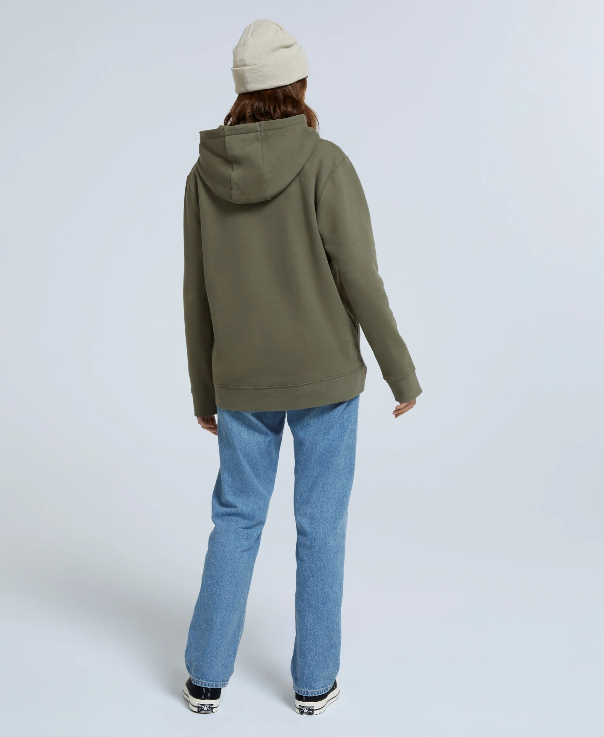 Maya Womens Hoodie - Dark Green