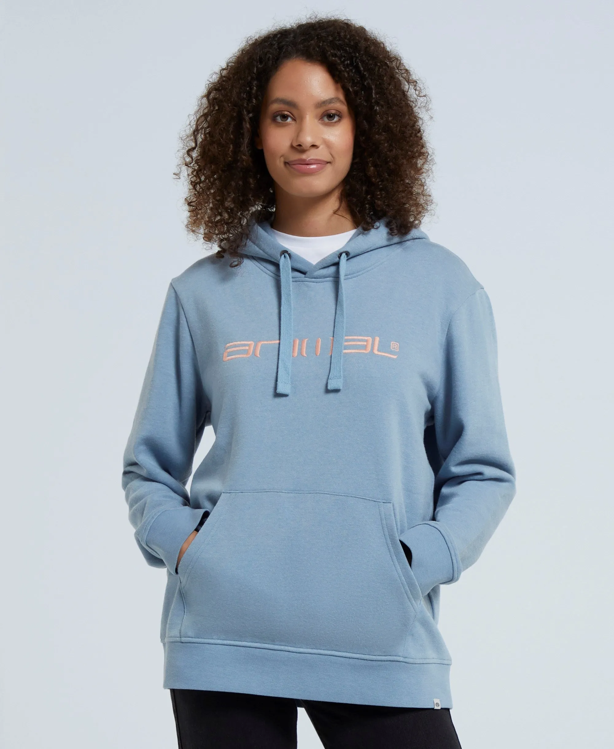 Maya Womens Hoodie - Light Blue