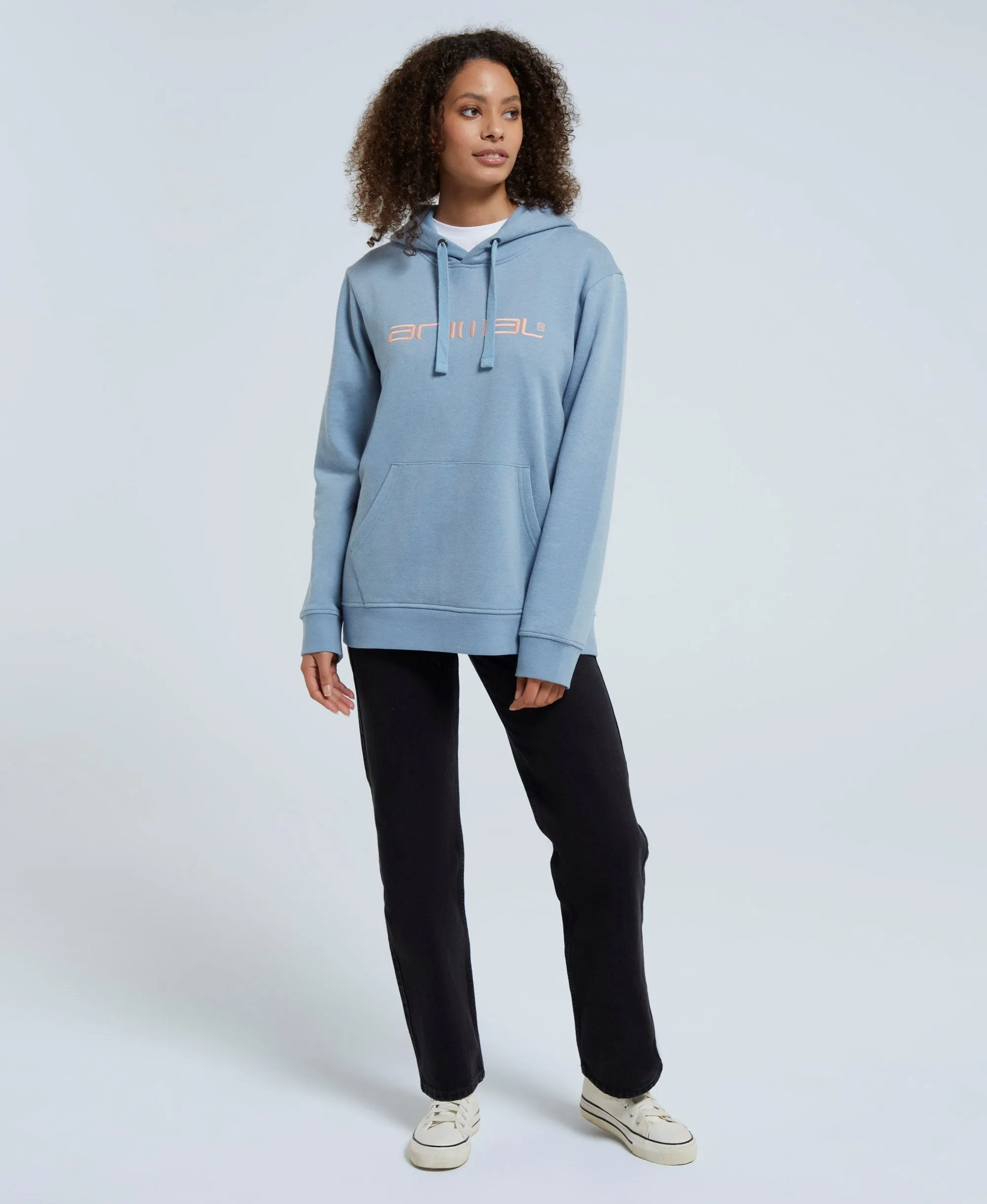 Maya Womens Hoodie - Light Blue