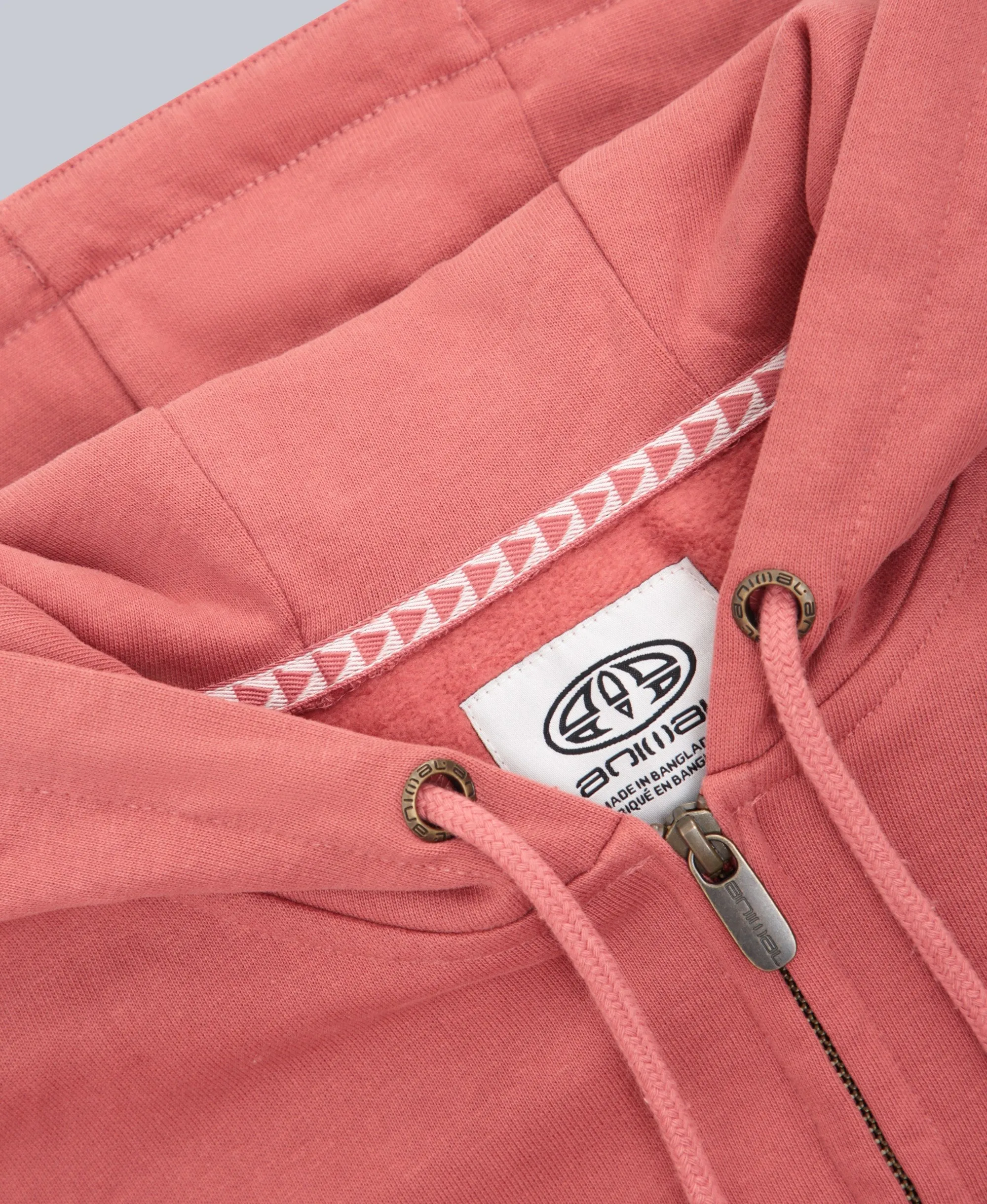 Maya Womens Zip Hoodie - Dark Pink