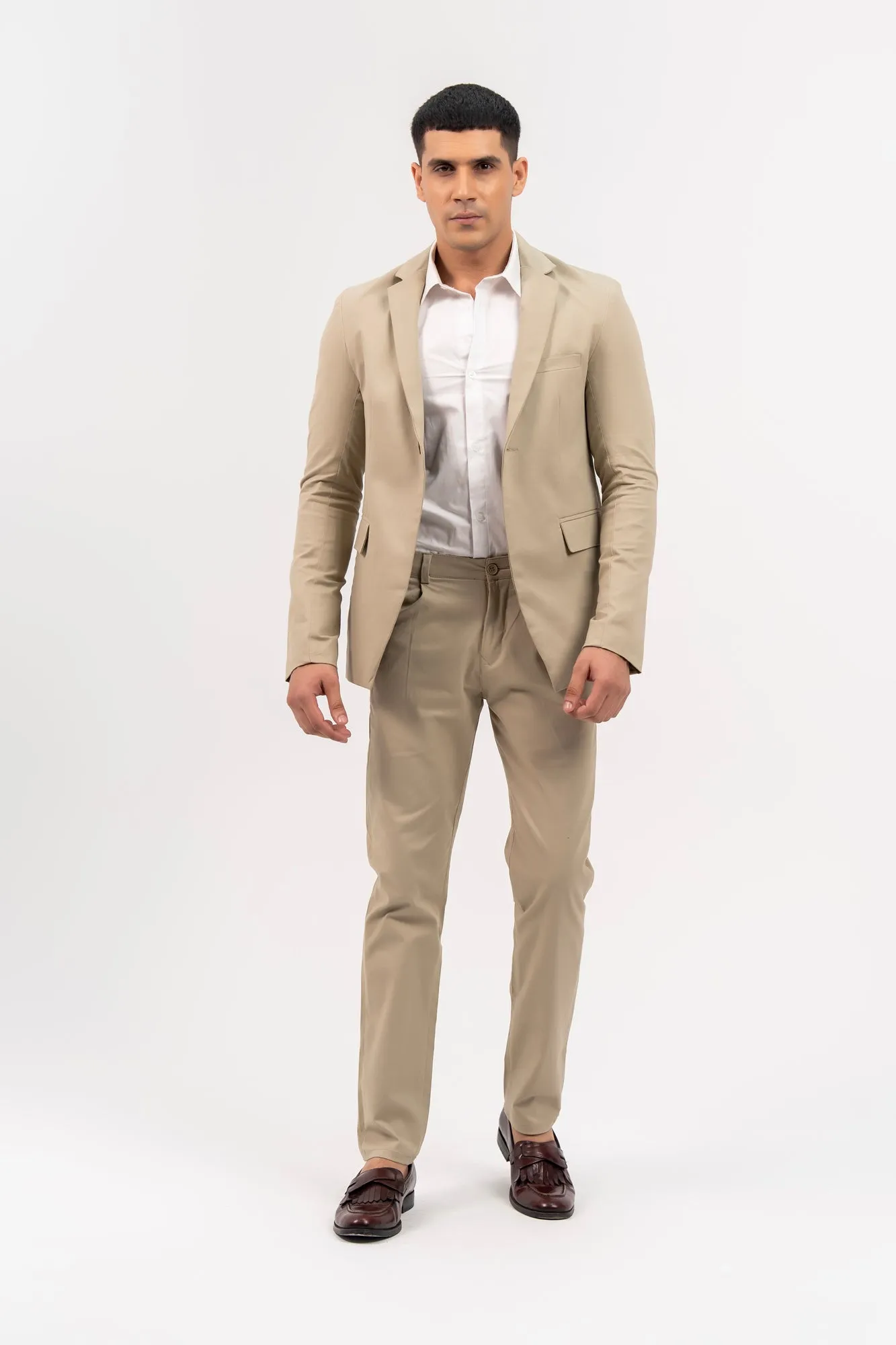 Men's Blazer - Beige