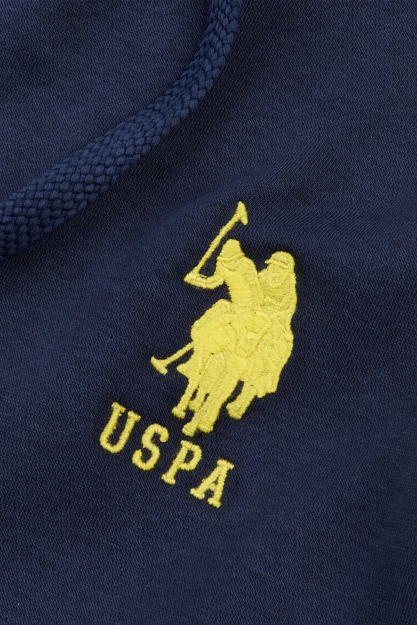 Mens Player 3 Hoodie in Navy Blazer Yellow DHM