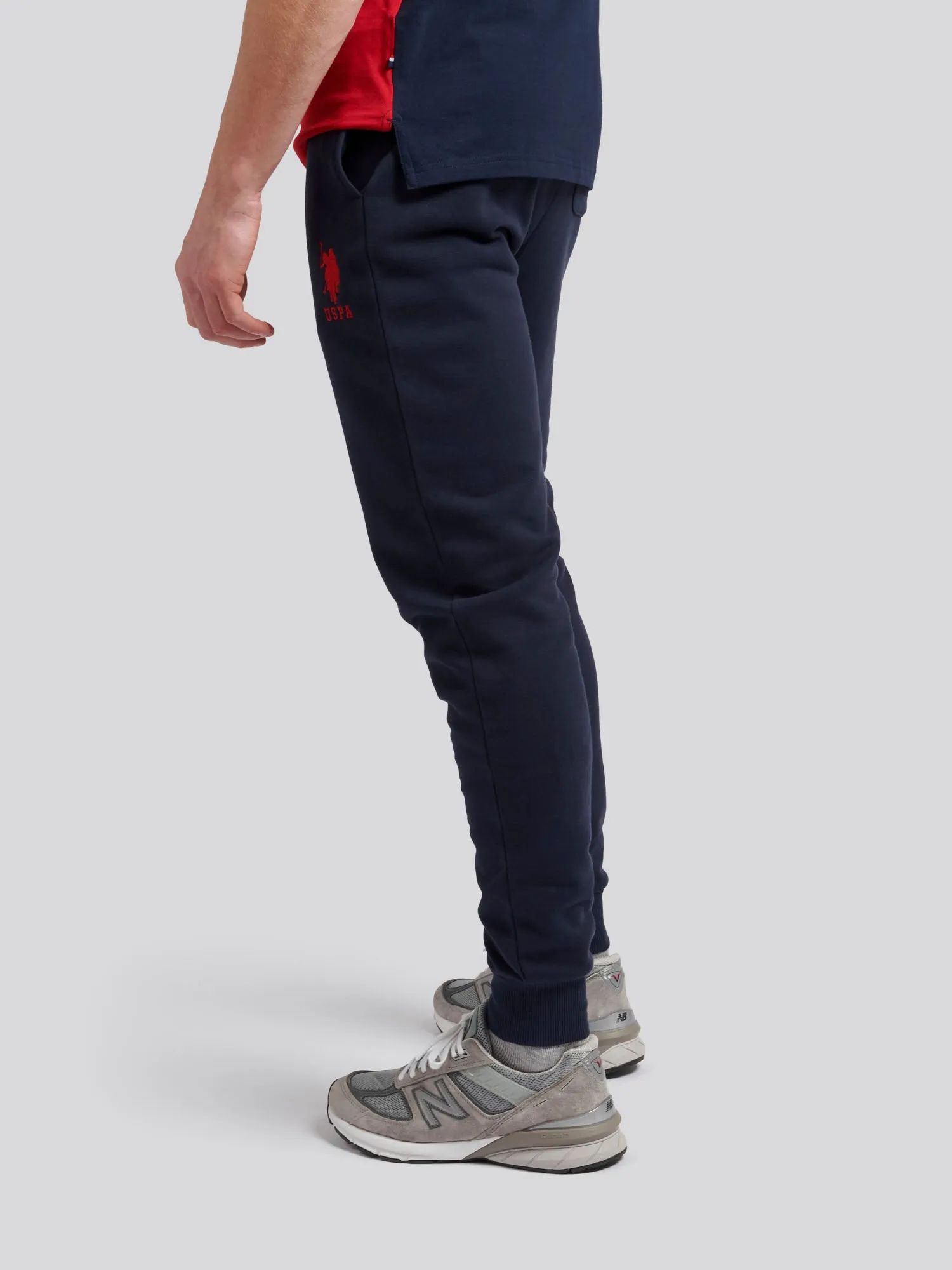 Mens Player 3 Joggers in Navy Blazer Red DHM