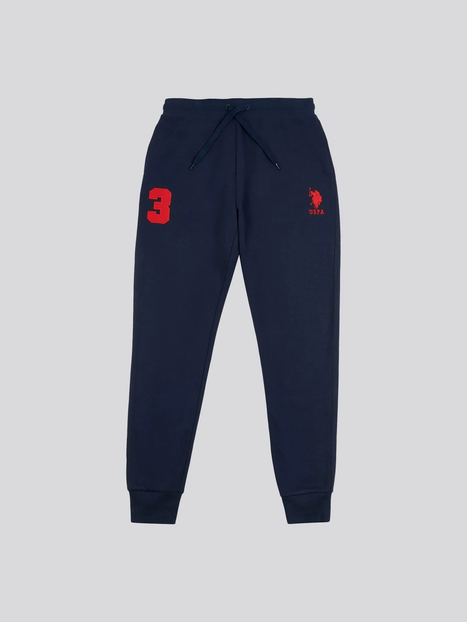 Mens Player 3 Joggers in Navy Blazer Red DHM