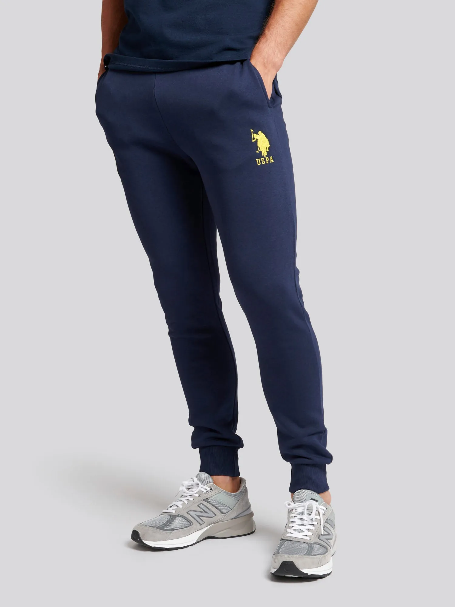 Mens Player 3 Joggers in Navy Blazer Yellow DHM