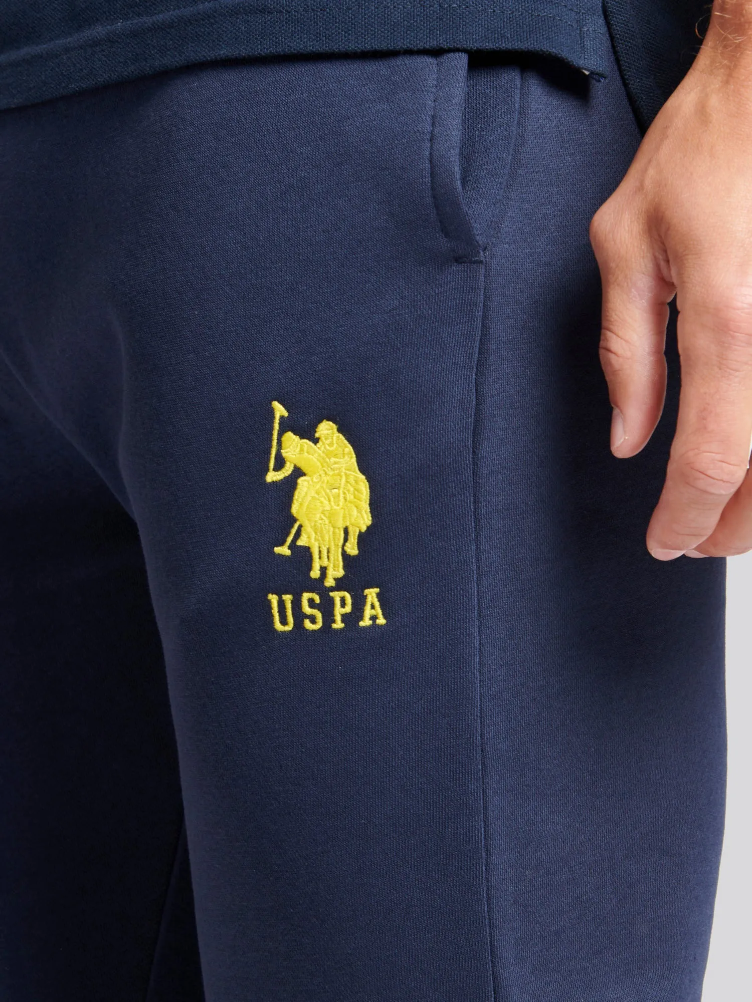 Mens Player 3 Joggers in Navy Blazer Yellow DHM