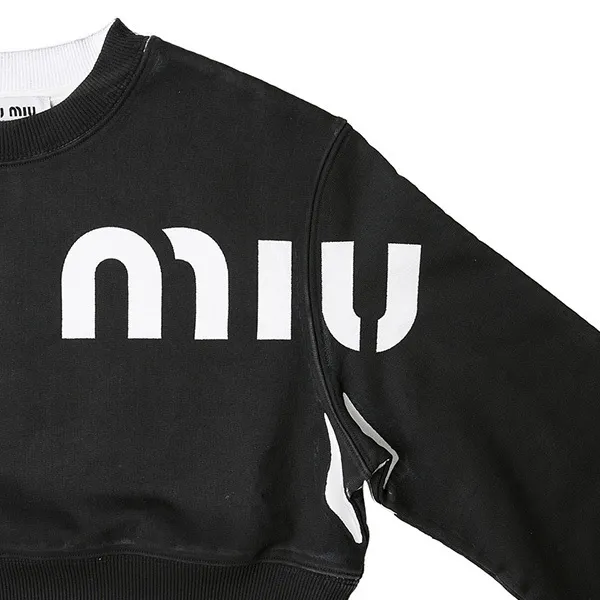 MiuMiu  |Unisex Street Style Long Sleeves Plain Cotton Puff Sleeves