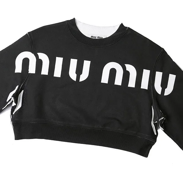 MiuMiu  |Unisex Street Style Long Sleeves Plain Cotton Puff Sleeves